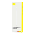 Miniatyrbillede 4 af 5: Active stylus Baseus Smooth Writing Series med trådløs og kablet opladning (hvid)