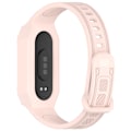 Pikkukuva 2 / 4: Yleiskäyttöinen silikoniranneke Xiaomi Mi Band 9, 8, 7, 6, 5 -laitteille Vaaleanpunainen