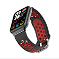Pikkukuva 2 / 5: Silikonirannekello Xiaomi Mi Band 9/8 Prolle (18mm) Musta