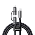 Miniatyrbild 1 av 4: Mcdodo 2-i-1 kabel CA-0450 USB-C till USB-C + Lightning, 1,2 m