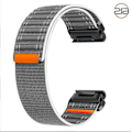 Miniatyrbild 2 av 3: Nylon klockarmband för Garmin Fenix 8/5/6/7X Pro/Epix 935/965 Grå 22 mm