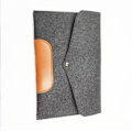 Miniatyrbillede 4 af 4: Filt-sleeve-etui til 11-tommer iPad Pro og Huawei-tablets Grå