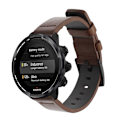 Miniatyrbild 1 av 5: 24 mm klockarmband för Suunto & Fossil Smartwatches kaffe