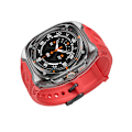 Miniatyrbild 3 av 3: Samsung Galaxy Watch 7 Ultra Lamborghini Style Armband Röd