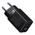Miniatyrbild 6 av 6: Baseus Super Si Pro snabbladdare USB + USB-C 30W (svart)