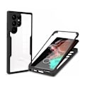 Miniatyrbillede 1 af 6: 360° TPU-cover til Samsung Samsung Galaxy S21 Ultra Sort