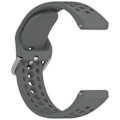 Miniatyrbild 4 av 4: Snyggt silikonarmband för Amazfit Bip6 (A2435) Mörkgrå