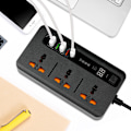 Pikkukuva 4 / 6: Universal Power Strip pikalatauksella - BKL-04 Musta