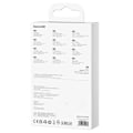 Miniatyrbillede 10 af 10: 2-i-1 USB-kabel Baseus Flash Series USB-C til USB-C 100W, 1,5 m (sort)