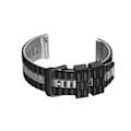 Miniatyrbillede 2 af 3: Silikone urrem til Huawei GT3 og Samsung Galaxy Watch 3 Sort+grå