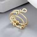 Miniatyrbild 5 av 6: Justerbar Antistressring i Koppar, 4-pack
