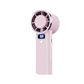 Miniatyrbild 2 av 4: Mintgrön Handhållen Fläkt: Portabel Kylning med Lång Batteritid Rosa