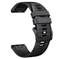 Pikkukuva 1 / 5: Tyylikäs pikakiinnityshihna Garmin Fenix 7X Pro -kelloon Musta