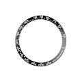 Miniatyrbillede 2 af 3: Bezelring i rustfrit stål til Samsung Gear S2 Classic SM-R732 Sort