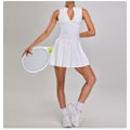 Pikkukuva 2 / 7: Urheilullinen tennishame sisäänrakennetuilla shortseilla XL