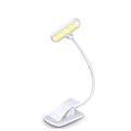 Miniatyrbillede 1 af 3: Bogklemme Lampe: Bærbar LED Læselampe Hvid