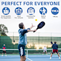 Miniatyrbillede 3 af 5: Pickleball-sæt - Glasfiberketsjere, bolde og taske 12