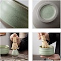 Miniatyrbild 2 av 6: Matcha Visp Set CT Fyra Delar - Vit Crackle Glasyr