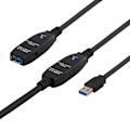 Miniatyrbild 1 av 7: USB 3.0 extens cable active TypeA Type A 15m blue