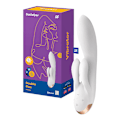 Miniatyrbild 3 av 6: Vibrator Satisfyer Double Flex med app (vit)