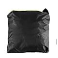 Miniatyrbillede 7 af 9: Vandtæt regnponcho - sort polyester PU Sort