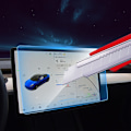 Miniatyrbillede 5 af 6: Hærdet glasskærmbeskytter til Tesla Model 3 / Model Y