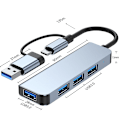 Miniatyrbild 2 av 4: High-Speed USB 3.0 Hub - U+T 2013TU3