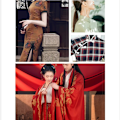 Miniatyrbild 2 av 2: Klassiska Pipa Cheongsam Spännen - 10-pack Röd