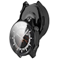 Miniatyrbillede 1 af 3: Elektropletbelagt Gunmetal TPU-etui til Oppo Watch X2/OnePlus Watch 3 Sort