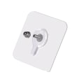 Miniatyrbild 4 av 5: Självhäftande skruv för väggmontering 8-pack Transparent 12 mm
