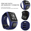 Miniatyrbild 3 av 8: Klockarmband för TomTom Adventurer / Golfer / Runner / Spark m.m Svart