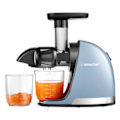 Miniatyrbild 1 av 2: AMZCHEF 1501-BU-SM slow speed juicepress (blå)