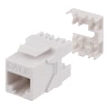 Miniatyrbild 2 av 5: Cat6 Keystone jack, LSA/110 termination, plastic, 180, white
