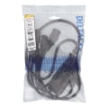 Miniatyrbild 2 av 3: IEC C20 to 5x IEC C13, Y-splitter cable,1m, 16A/250V, black