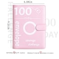 Miniatyrbild 5 av 5: Pengar Spara Utmaningar Binder Rosa