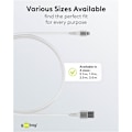 Miniatyrbillede 6 af 11: Lightning USB-A superblødt tekstilkabel med metalstik, 2 m, hvid