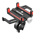 Miniatyrbillede 2 af 2: Cykeltelefonholder Rockbros 699-BR (sort og rød)