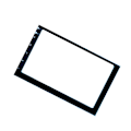 Miniatyrbillede 3 af 4: Hærdet glas Car Navigation Screen Protector med Carbon Fiber Black Border S