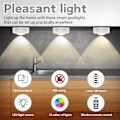 Miniatyrbillede 8 af 11: INF LED Spotlight Sæt – 6 stilfulde lygter med 2 praktiske fjernbetjeninger