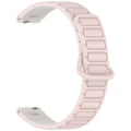 Pikkukuva 1 / 4: 12 mm:n magneettinen silikoniranneke Xiaomi Mi Band 8/9:lle Hopea