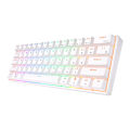 Miniatyrbild 4 av 6: Mekaniskt tangentbord Royal Kludge RK61 RGB, röd switch (vit)