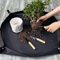 Miniatyrbillede 2 af 5: Vandtæt transplantationsmåtte til haveplanter Sort