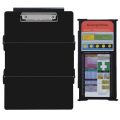 Miniatyrbillede 1 af 6: Nursing Clipboard Foldbar, med penneholder til studerende, sygeplejersker Sort