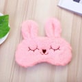 Miniatyrbillede 2 af 4: Sovemaske i sødt kanindesign Lyserød