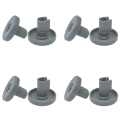 Miniatyrbild 1 av 5: INF Korghjul för diskmaskin 8-pack AEG, Privileg, Zanussi Mörkgrå 40 mm