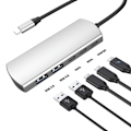Pikkukuva 2 / 5: 5-in-1 Type-C -keskitinsovitin USB-C PD:llä