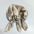 Miniatyrbillede 2 af 4: Sov hue i 100% Mulberry silke til kvinder Beige