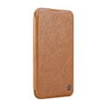 Miniatyrbild 2 av 5: Etui Nillkin Qin Prop Leather iPhone 16 (brązowy)
