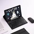 Pikkukuva 4 / 8: Bluetooth-näppäimistö ja hiirisetti Samsung Galaxy Tab S6 Lite 10.4 tuumaa - Klassinen musta