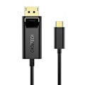 Miniatyrbild 2 av 4: USB-C till Display Port-kabel Choetech XCP-1801BK, enkelriktad, 4K, 1,8 m (svart)